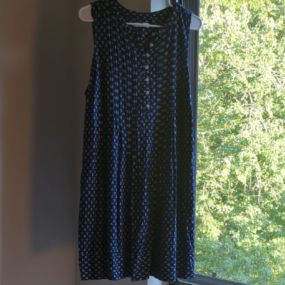 Sonoma Sleeveless Dark Blue Mini Dress